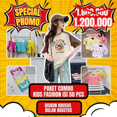 PAKET COMBO KIDS ISI 50 PCS